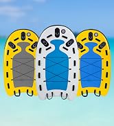 ACOMUZI Inflatable Water Rescue Sled, Drop-Stitch PVC Jet Ski Rescue Board Inflatable Bodyboard, ...