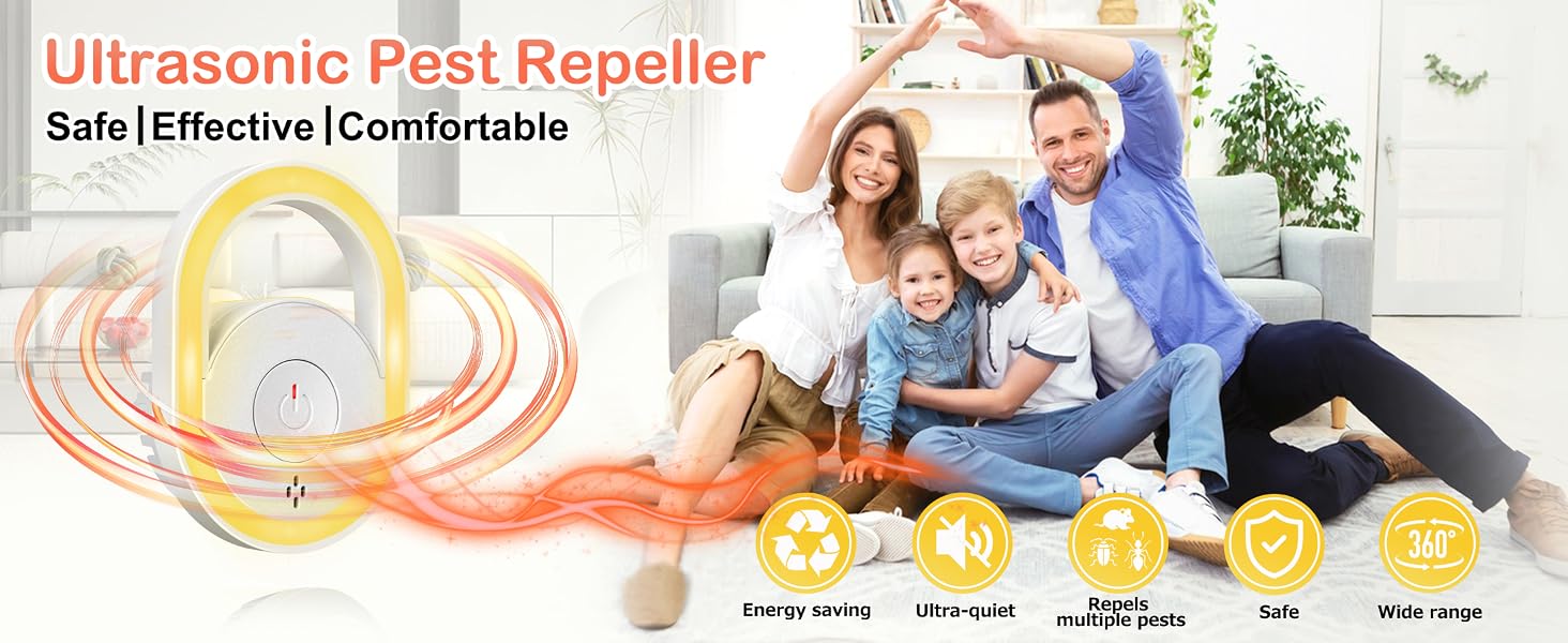 ultrasonic pest repeller 6 pack