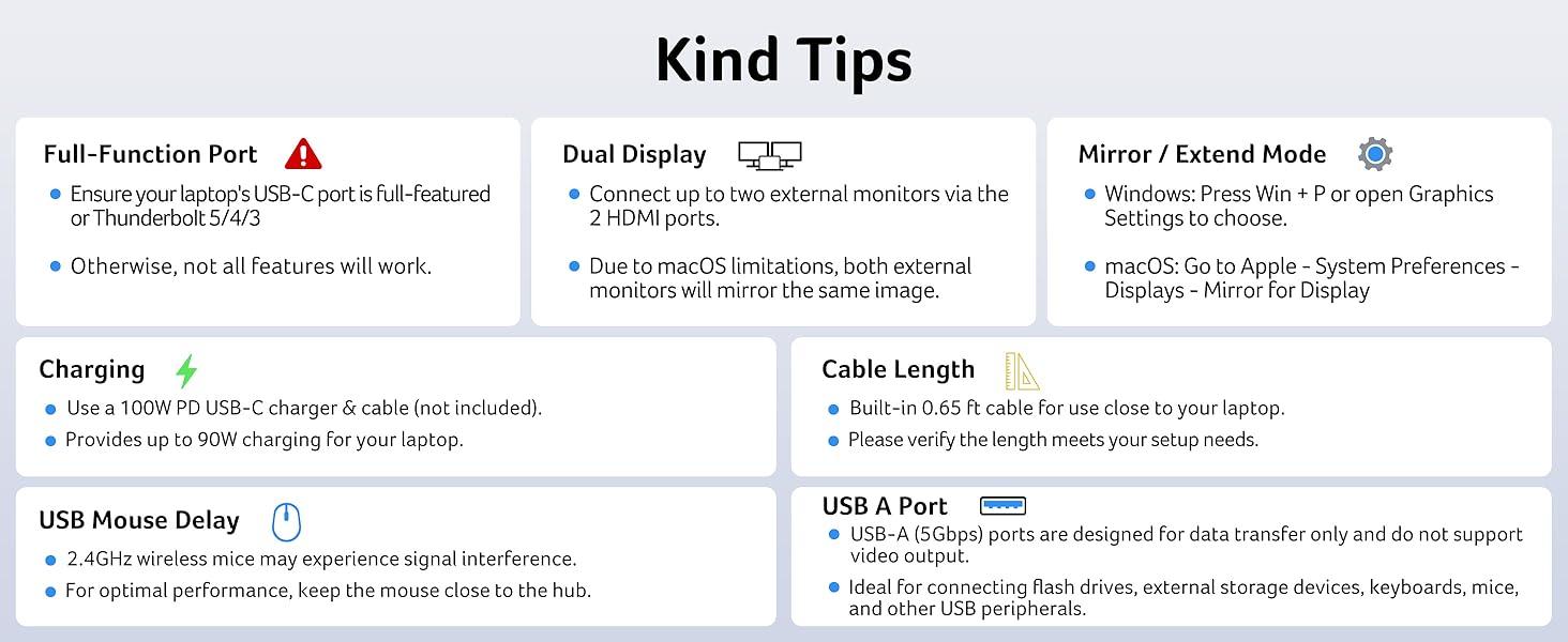 usb c to dual hdmi adapter