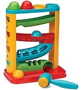 Infantino Bop & Drop Ball Tower - STEAM Educational Play, Hand-Eye Coordination Skills, and Cause...