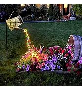 VOOKRY Solar Watering Can Lights, Outdoor Large Hanging Lantern Waterproof, Multicolor Retro Meta...