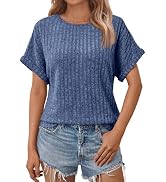AUTOMET Womens Long Sleeve Shirts Tops Blouses Tunic Crewneck Tee
