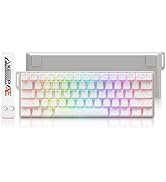 DAREU COOL60 60% Hall Effect Gaming Keyboard with Magnetic Switch, SOCD, 0.01mm Actuation Adjusta...