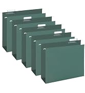 HERKKA Extra Capacity Hanging File Folders, 30 Pack Reinforced Hang Folders with Heavy Duty 2 Inc...