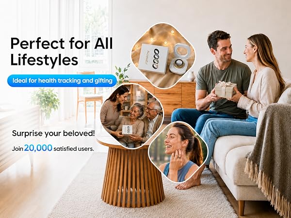 Smart ring gift for health tracking, fitness, sleep tracking, and daily wellness