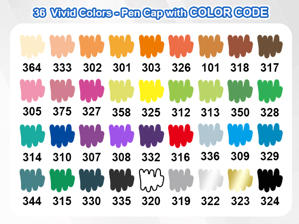 36 Bright and Vibrant Colors