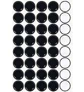 Ezprotekt 40 Pack 1-1/8" Self-Stick Round Carpet Furniture Sliders Furniture Moving Slider for Ca...