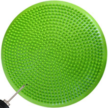 Inflated Wobble Cushion with Hand Pump, Air Stability Board (Extra Thick)