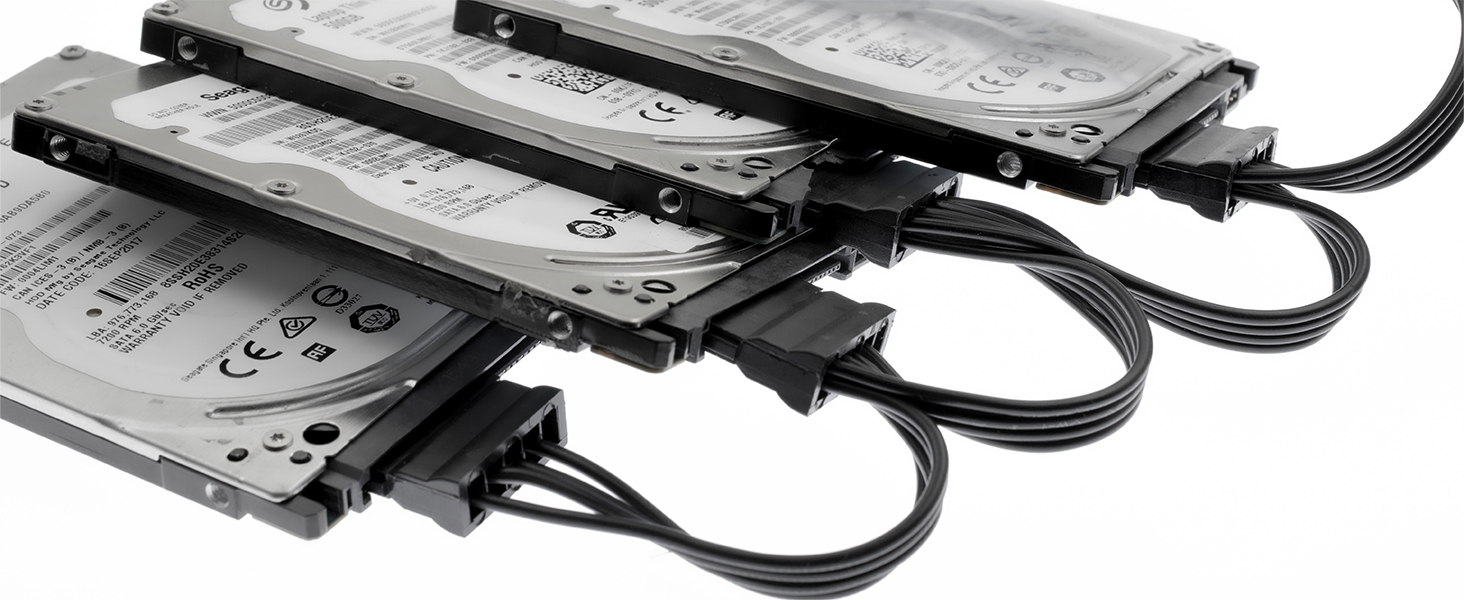 15 Pin SATA Power Extension Cable SATA