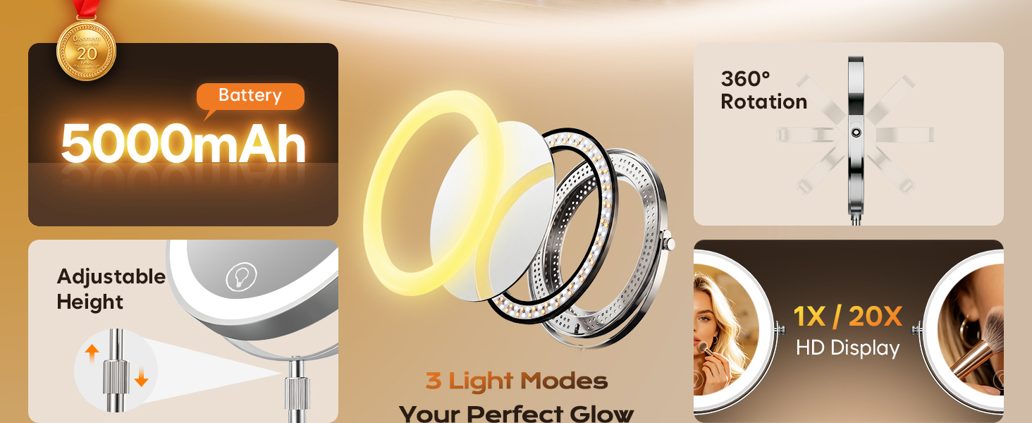 Makeup Mirror with Lights