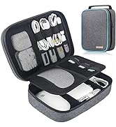 Lacdo Electronic Organizer, Travel Cable Organizer Bag Pouch Tech Electronic Accessories Carry Ca...