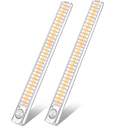 goodland 160 LED Closet Lights Motion Sensor Under Cabinet Lights Indoor Wireless Lighting 3600mA...