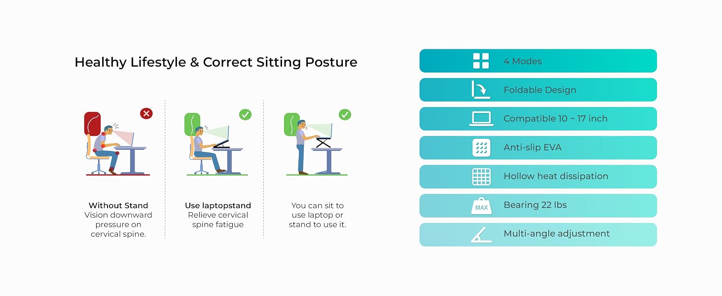 adjustable laptop stand