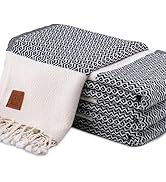 GOLD CASE HOME COLLECTION Zeus Original Turkish Beach Towel Set of 4-100% Cotton & Sand Free Towe...
