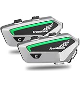 FreedConn Helmet Bluetooth Headset FX 2-10Riders Intercom Motorbike Helmet Communication System M...