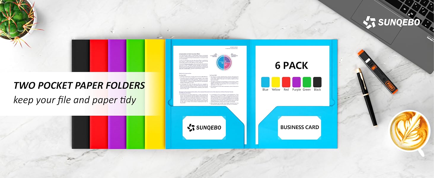 folders with pockets