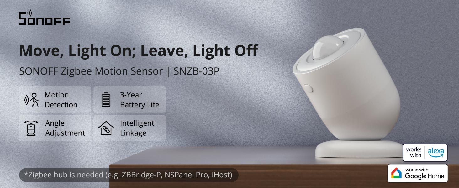 SONOFF Zigbee Motion Sensor
