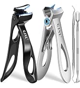 Toenail Clippers for Thick Toenails for Seniors 4PCS | Long Handled Angled Head Toe Nail Clippers...