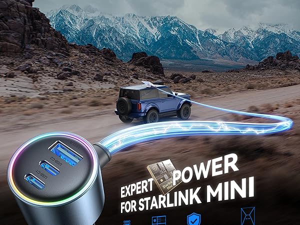 Starlink Mini Car Adapter