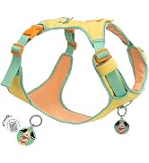 No Pull Dog Harness for Small Dogs & Puppies, Lightweight Escape Proof Adjustable Dog Harness wit...