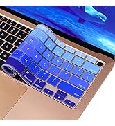 Silicone Keyboard Cover Skin for MacBook Air 13 inch A2337 M1 Chip Released in 2020 Touch ID & Re...