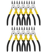 Wire Cutters 10 Pack, 6.5 inch, BOOSDEN Flush Cutters, Spring Loaded Cutting Pliers, Side Cutters...