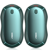 Shirble Hand Warmers Rechargeable, 5200mAh Electric Hand Warmers with Smart Chips 15Hrs Long Safe...