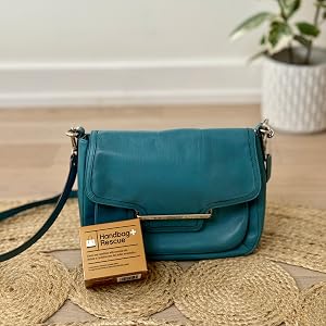 Teal purse and HandbagRescue