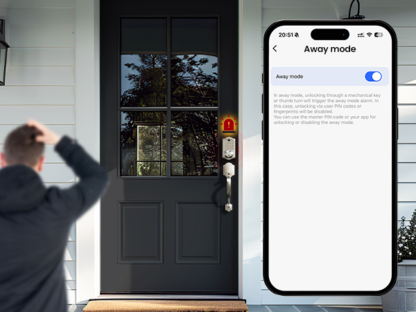 Veise Fingerprint Smart Door Lock