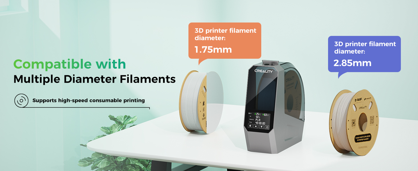 Space Pi Filament Dryer creality filament dryer 3d printer filament dry box with touch screen