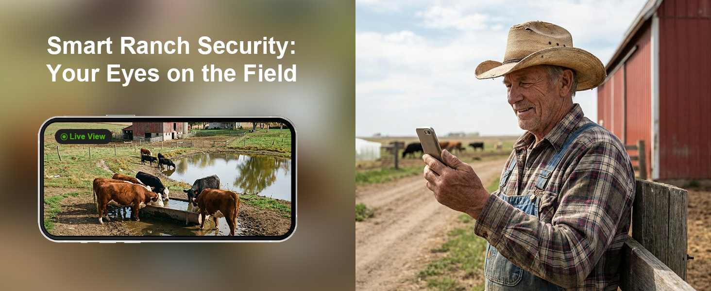 Smart Ranch Security: Your Eyes on the Field