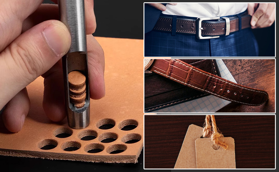 hole punch hole puncher leather hole punch single Hollow punches belt hole hollow leather punch set
