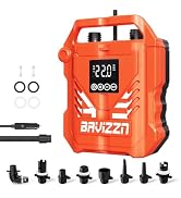 BAVIZZN 22PSI Paddle Board Pump Electric, 12V DC Car Powered SUP Pump with Dual Stage Inflation, ...