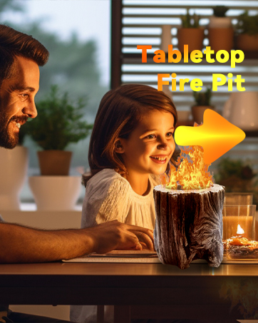 tabletop fire pit
