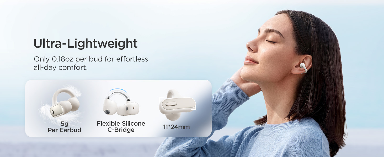 clip-on open-ear earbuds