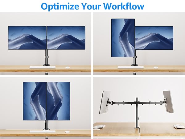 dual monitor stand
