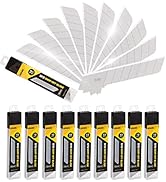 DOWELL 18mm Snap Off Blades SK5 Utility Knife Retractable Blades Box Cutter Blades (100pc)