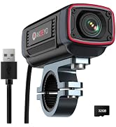 AKEEYO AKY-710S Motorcycle Camera 4K 28fps, 2K 55fps, Wide-Angle 142°, IP67, 5MP, Loop & Emergenc...