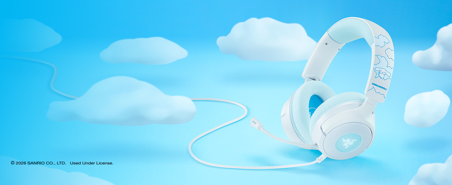 Razer Kraken V4 X - Cinnamoroll Edition