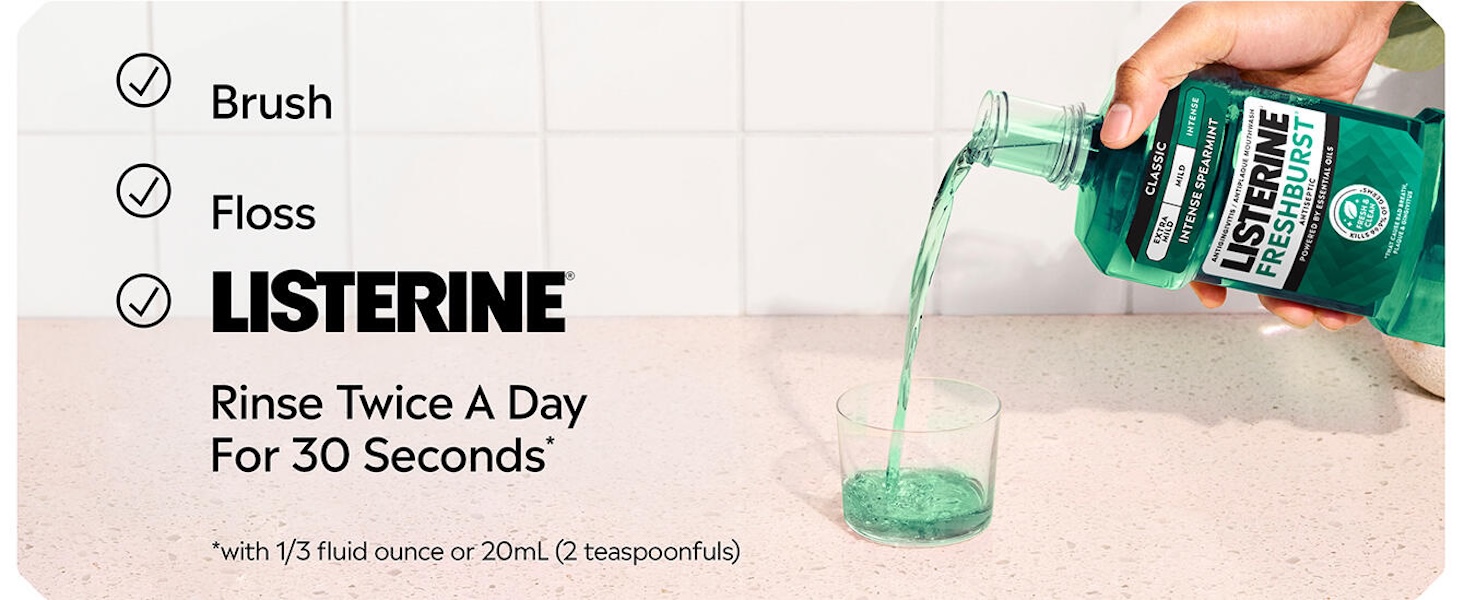 Brush, Floss, Listerine