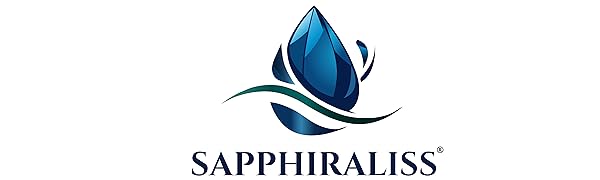 Sapphiraliss brand logo in modern typography with a fresh color palette.