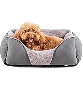MIXJOY Dog Beds for Small Dogs, Cat Beds for Indoor Cats Washable, Calming Pet Small Size Dog, So...