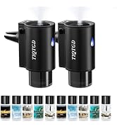 TIQTGD Car Air Freshener Diffuser, Smart Car Air Freshener with 3 Spray Modes, Auto On/Off, Recha...