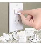 Outlet Covers Babepai 38-Pack White Child Proof Electrical Protector Safety Improved Baby Safety ...