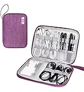 SELLYFELLY Travel Electronics Organizer Portable Cable Organizer Bag for Storage Electronic Acces...