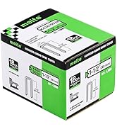 meite 18 Gauge 1/4-Inch Narrow Crown Staples, 1-1/2-Inch Length Galvanized Staples for Heavy Duty...
