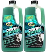 Zep Drain Defense Pipe Build-Up Remover - 64 Ounces (Case of 2) ZLDC648 - Professional Strength L...