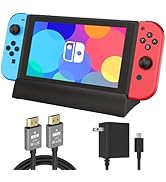 RuntoGOL TV Docking Station for Switch/Switch OLED,Replacement for Official Switch Dock,Switch Do...