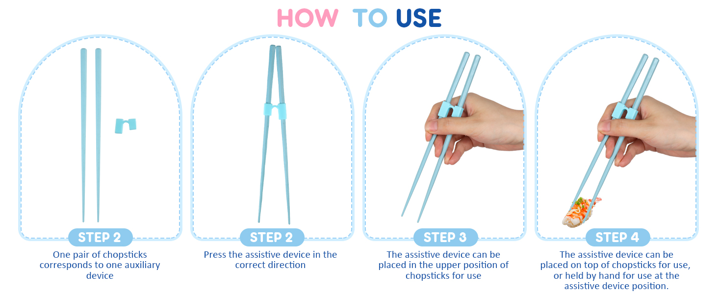8 Pairs Reusable Training Kid Adult Chopsticks