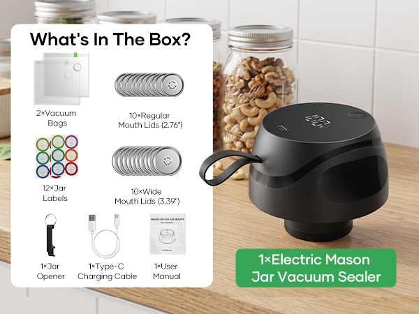 Mason Jar Vacuum Sealer